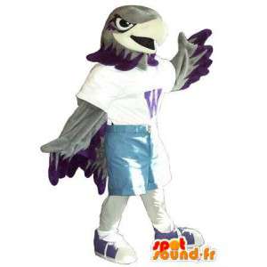 Maskotti edustaa urheilu kotka, urheilu naamioida - MASFR002068 - maskotti lintuja
