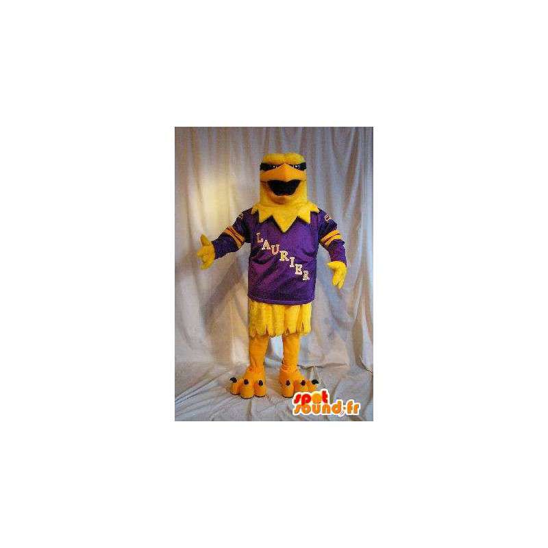 Representing an eagle mascot yellow bird costume - MASFR002071 - Mascot of birds