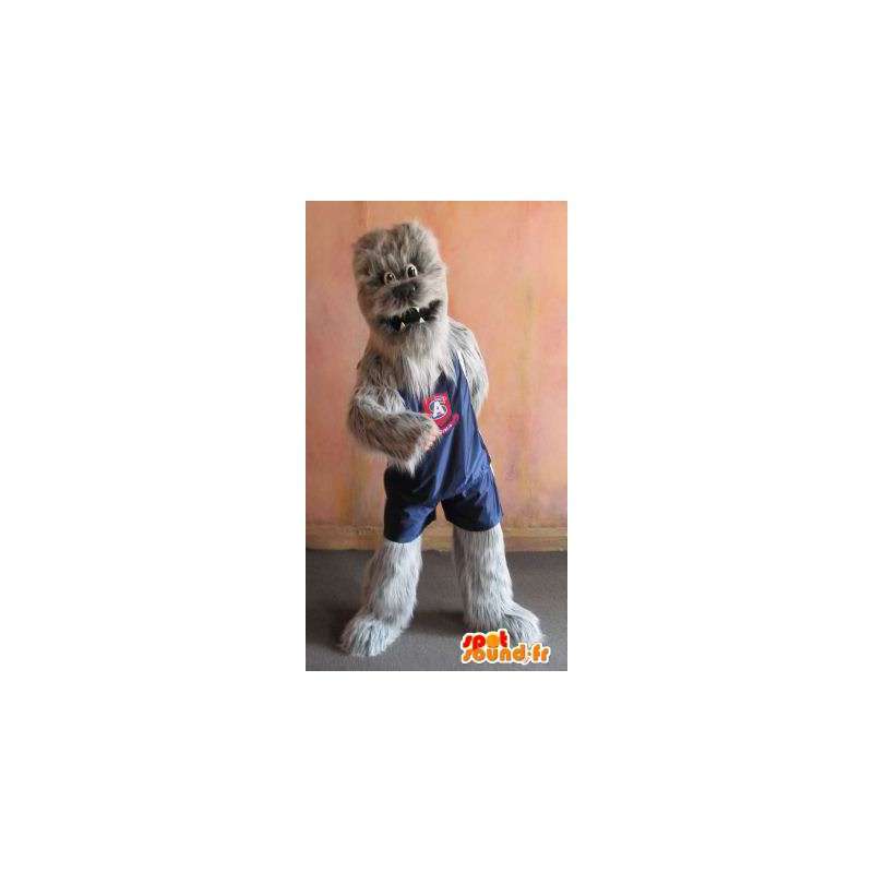 Disguise choubaka giocatore di basket, mascotte Yeti - MASFR002072 - Mascotte sport