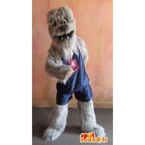 Disguise choubaka giocatore di basket, mascotte Yeti - MASFR002072 - Mascotte sport