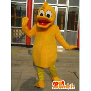 Duck maskota Orange - kvalitní kostým maškarní večírek - MASFR00170 - maskot kachny