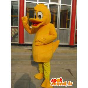 Duck Mascot Orange - kwaliteit kostuum voor themafeest - MASFR00170 - Mascot eenden