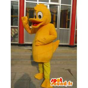 Duck Mascot Orange - kwaliteit kostuum voor themafeest - MASFR00170 - Mascot eenden