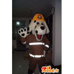Dog Mascot, New York, palomies puku - MASFR001703 - koira Maskotteja