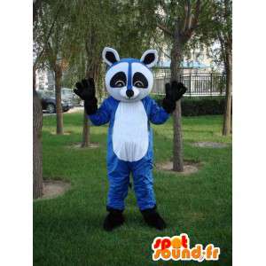 Mascot blå vaskebjørn vaskebjørn - Animal Costume for vanvittige kveld - MASFR00173 - Maskoter av valper