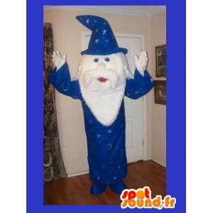 Mascotte de Merlin l'enchanteur, déguisement de magicien - MASFR002204 - Mascottes Personnages célèbres