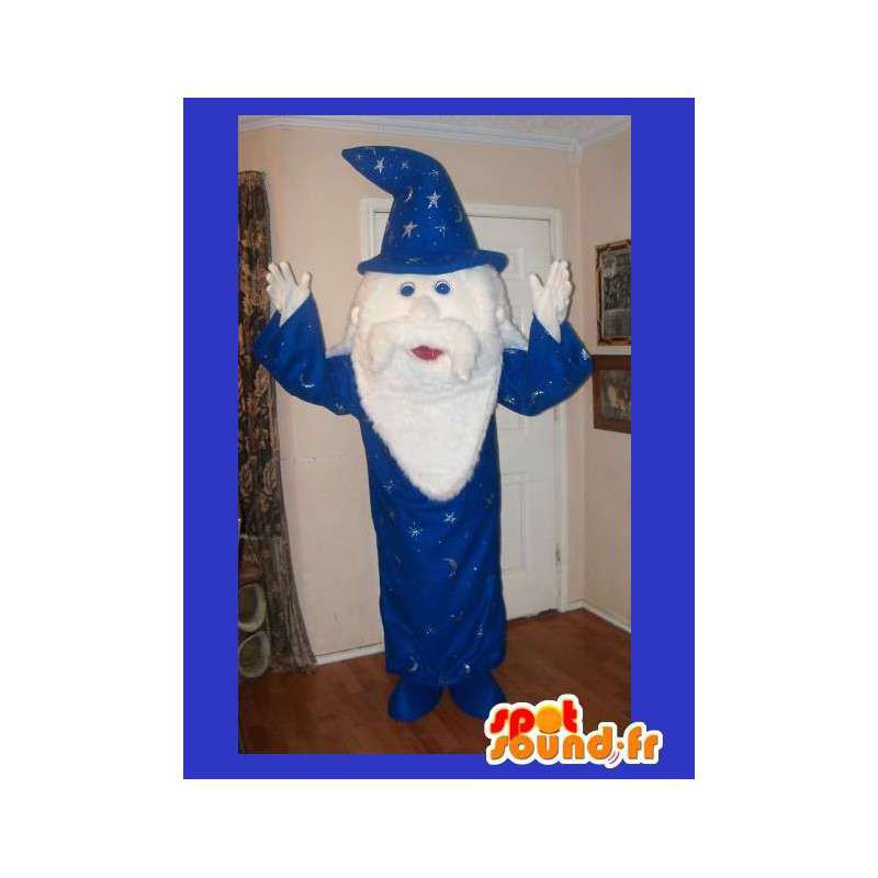 Merlin mascot costume wizard - MASFR002204 - Mascots famous characters