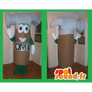 Hammer-shaped mascot costume handyman - MASFR002223 - Mascots of objects