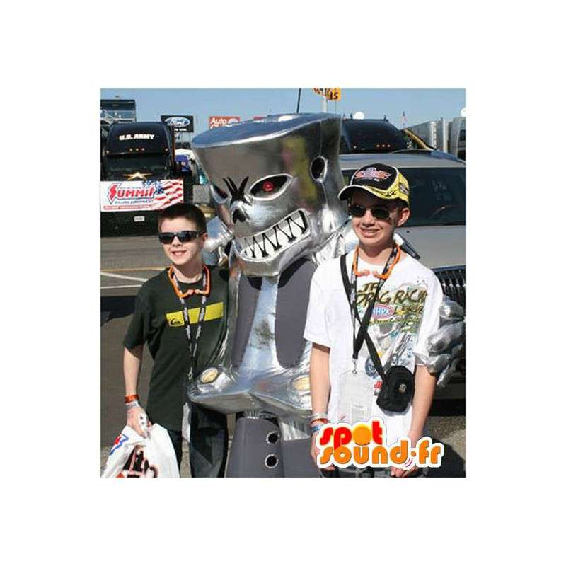 Mechanical monster mascot costume racetrack - MASFR002241 - Monsters mascots