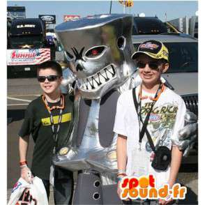 Mechanische monster mascotte kostuum renbaan - MASFR002241 - mascottes monsters