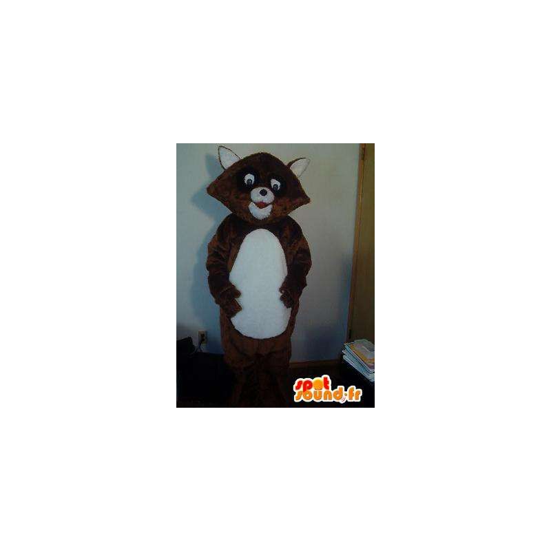 Mascot wat neerkomt op een vos, pluche kostuum - MASFR002248 - Fox Mascottes