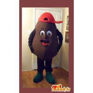 Mascot representando uma batata, batata disfarce - MASFR002257 - Mascot vegetal