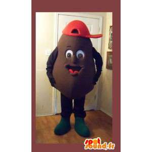 Mascotte représentant une patate, déguisement de pomme de terre - MASFR002257 - Mascotte de légumes