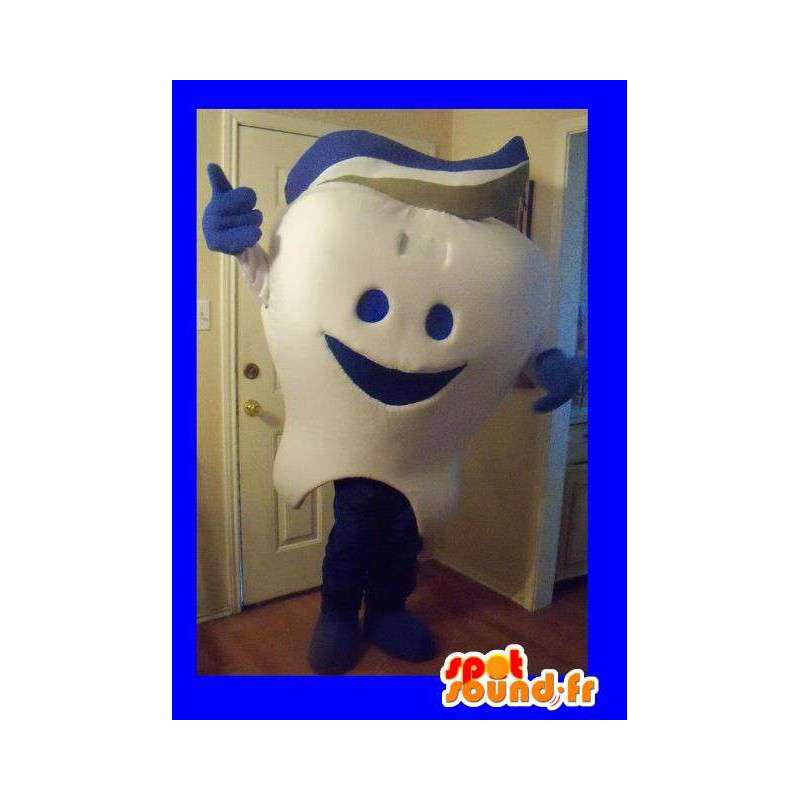 Tand Mascot het dragen van tandpasta, tandheelkundige vermomming - MASFR002258 - Fairy Mascottes