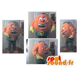 Mascot die een balvormige kop round verhullen - MASFR002272 - Niet-ingedeelde Mascottes