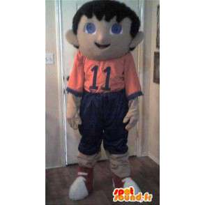 Mascot representerer en sportslig barn, gutt forkledning - MASFR002293 - Maskoter Child