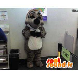 Representing an animal mascot, fur costume weasel - MASFR002301 - Animals of the forest