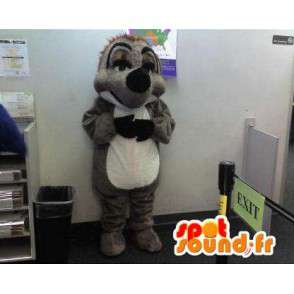 Mascot representando um animal peludo, traje furão - MASFR002301 - Forest Animals