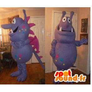 Alien monster mascot costume dragon - MASFR002311 - Dragon mascot