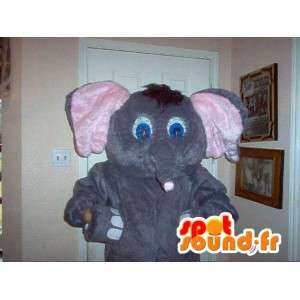 Rappresentando un piccolo elefante elefante mascotte costume - MASFR002320 - Mascotte elefante