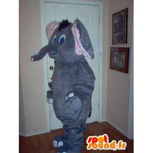Rappresentando un piccolo elefante elefante mascotte costume - MASFR002320 - Mascotte elefante
