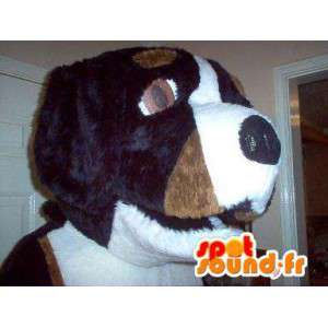 Maskotti edustaa täytetty koira, koiran puku - MASFR002330 - koira Maskotteja
