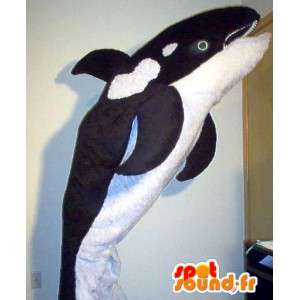 Kostume, der repræsenterer en orca, vandmaskot - Spotsound