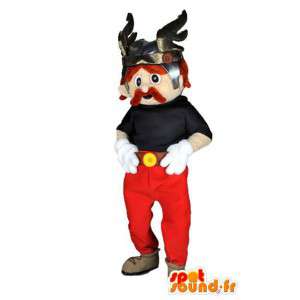 Mascot raffigurante un travestimento giovane gallico storico - MASFR002367 - Asterix e Obelix mascotte