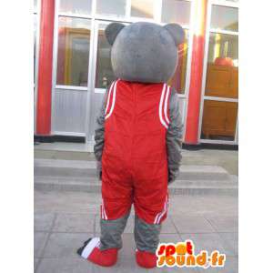Bären-Maskottchen - Basketteur Houston Rockets - Yao Ming Kostüm - MASFR00194 - Bär Maskottchen