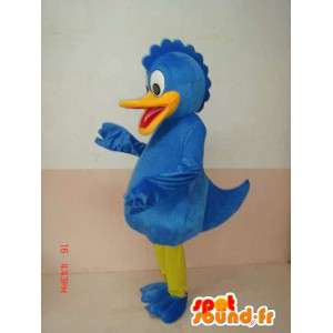 Blue Duck maskot - Donald Duck i forklædning - Kostume -