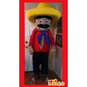 Farverig mexicansk maskot - mexicansk plys kostume - Spotsound