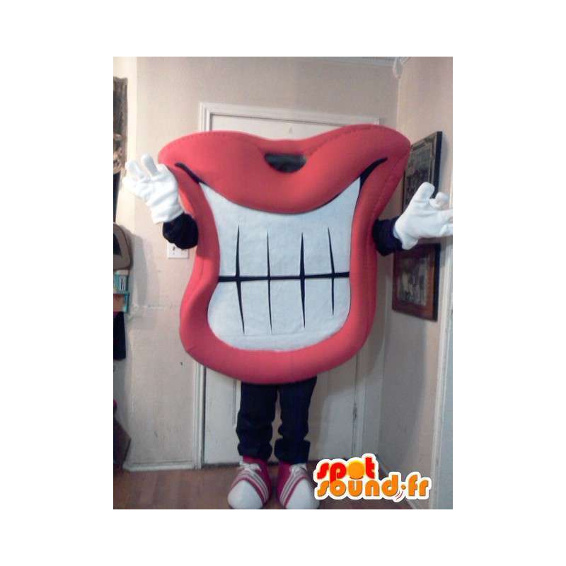 Grande bocca sorridente mascotte - bocca Disguise - MASFR002599 - Capre e capra mascotte