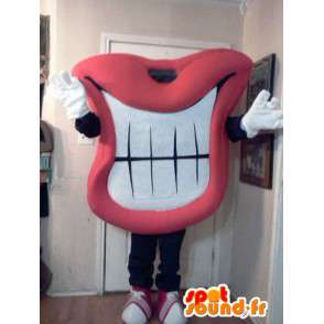Grande bocca sorridente mascotte - bocca Disguise - MASFR002599 - Capre e capra mascotte