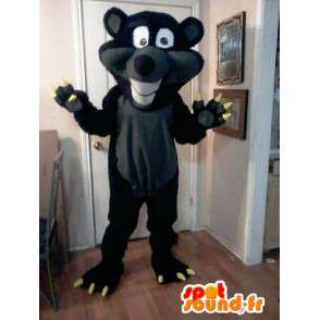 Sorridente mascotte nero pantera - Disguise Panther - MASFR002609 - Mascotte tigre