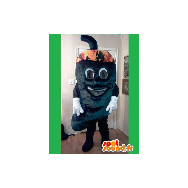 Chili-muotoinen maskotti - pippuria puku - MASFR002610 - vihannes Mascot