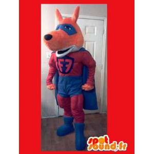 Mascotte super kleurrijke vos - grote kostuum Eros - MASFR002619 - Fox Mascottes