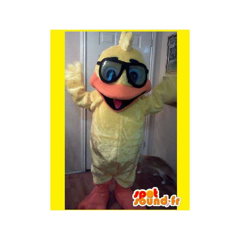 La mascota del pato de anteojos gigantes - Pato Disguise - MASFR002631 - Mascota de los patos