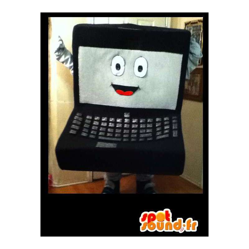 Laptop maskot - computer kostume - Spotsound maskot