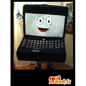 Mascotte ordinateur portable - Déguisement ordinateur - MASFR002642 - Mascottes d'objets