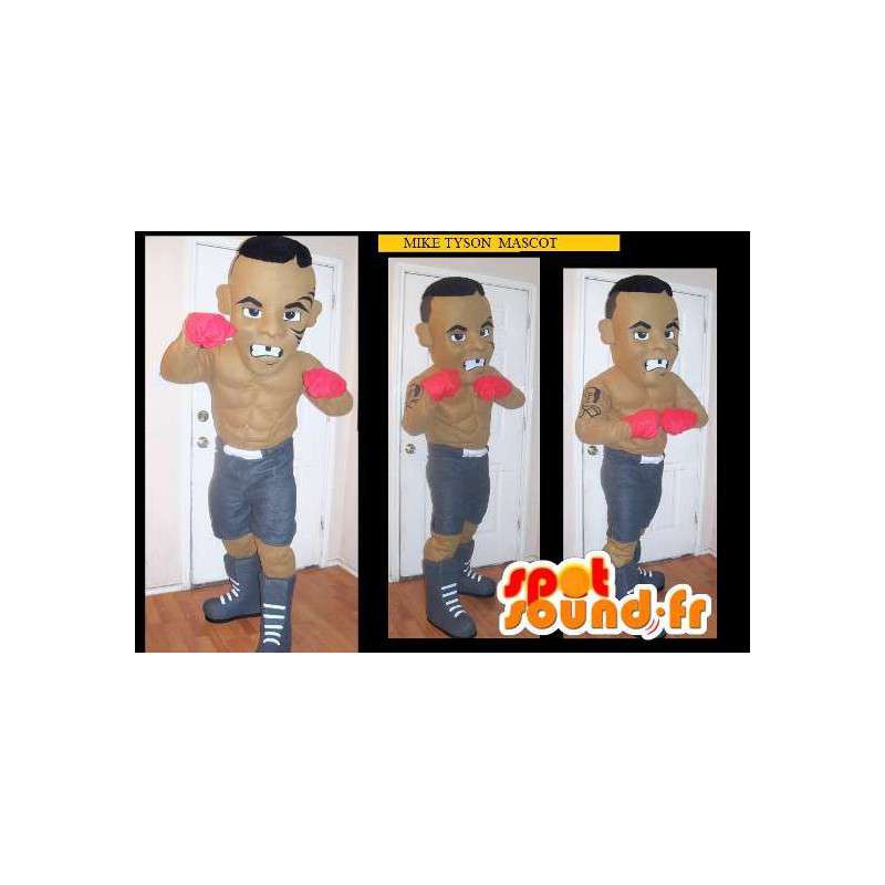 Maskotka Mike Tyson w strój bokserski - Boxer Costume - Maskotki znanych postaci - MASFR002648 - SpotSound.fr