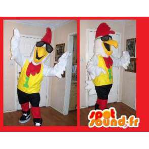 Mascot Coq Sportif - Disfraz Cock - MASFR002656 - Mascota de gallinas pollo gallo