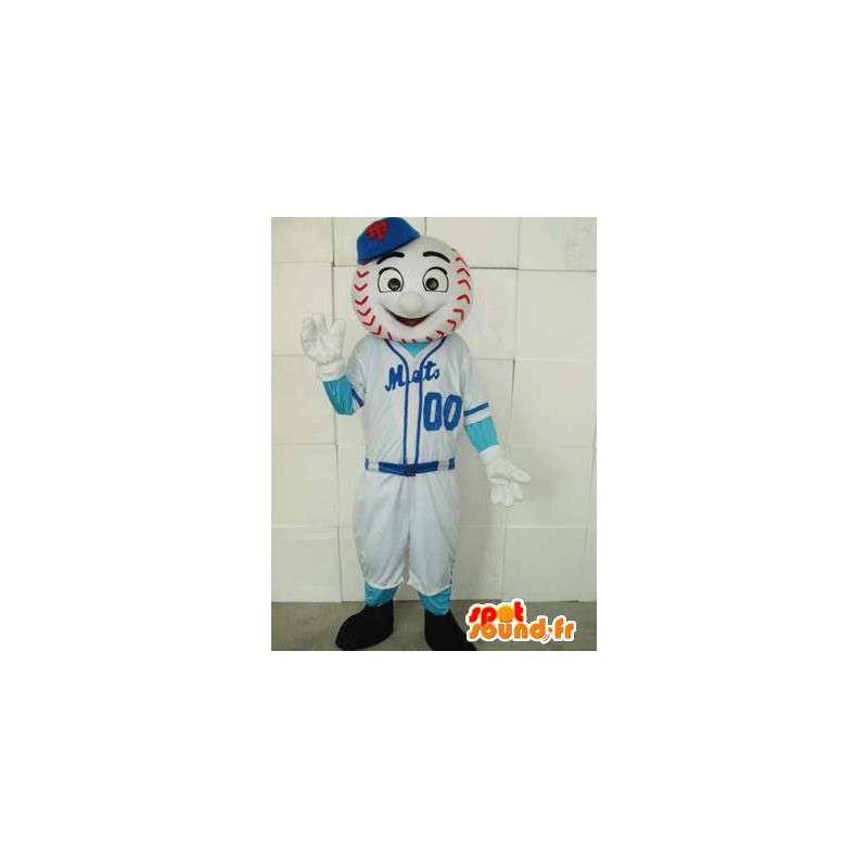 Mascotte Joueur de Base-Ball - Déguisement New York mets - MASFR00220 - Mascotte sportives