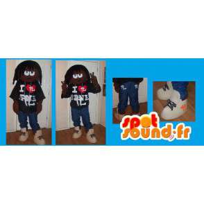 Mascot Krayzie Bone - Rapper puku rastat - MASFR002670 - Mascottes Homme