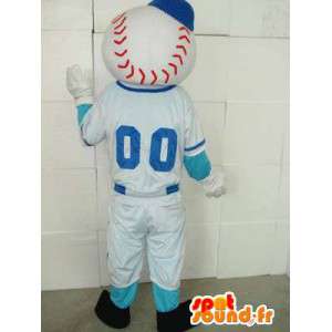 Mascot Player Baseball - New York Disguise ruokia - MASFR00220 - urheilu maskotti
