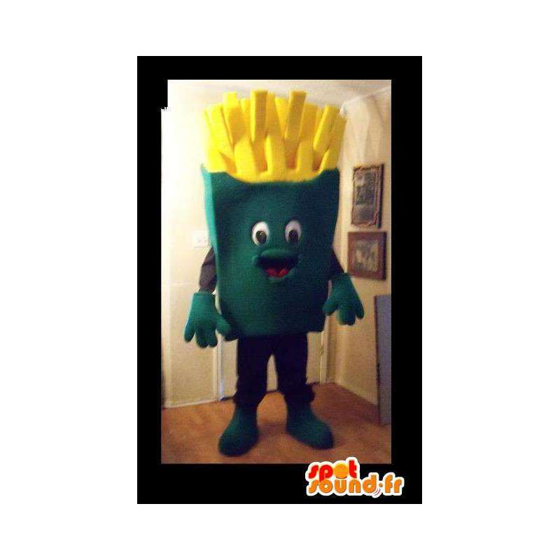 Giant mascot fries - fried giant Disguise - MASFR002693 - Fast food mascots