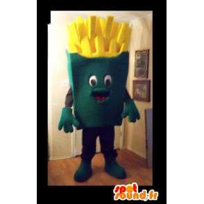 Giant mascot fries - fried giant Disguise - MASFR002693 - Fast food mascots