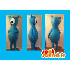 Mascot alien blue - blue monster costume - MASFR002717 - Monsters mascots