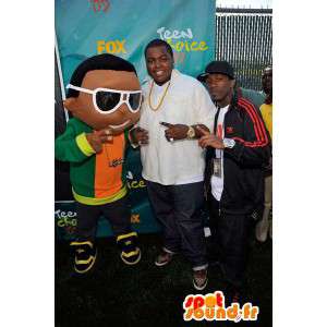 Mascot Sean Kingston - Disguise singer - MASFR002721 - Mascots famous characters