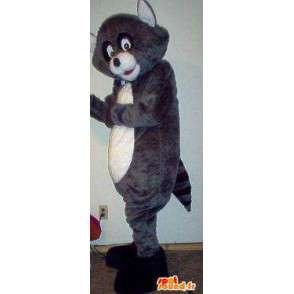 Gris mascota Mapache y negro - mapache Disguise - MASFR002725 - Mascotas de cachorros