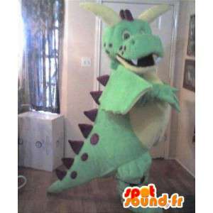 Dinossauro verde mascote de pelúcia - Costume Dinosaur - MASFR002736 - Mascot Dinosaur